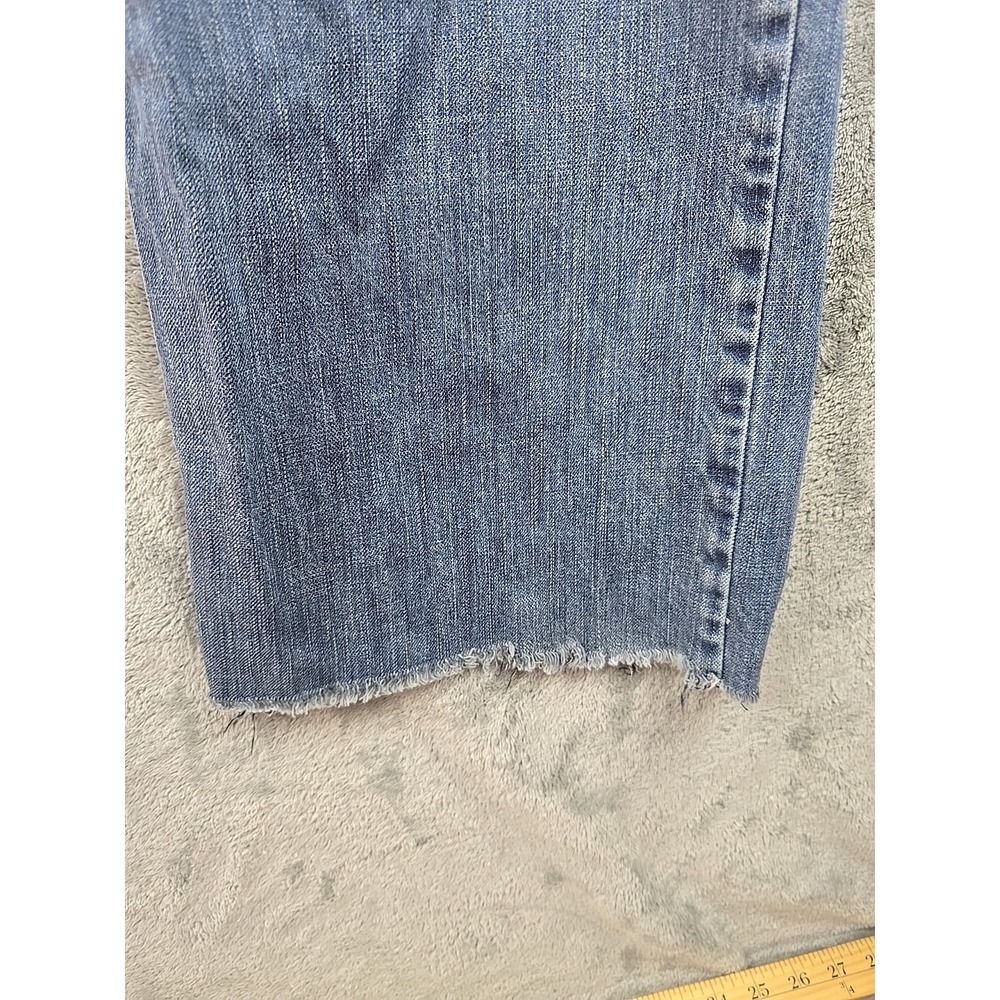 Levi's Silver Tab Jeans Mens Fit 36x27 Blue Distressed True Boot‎ Straight - Picture 7 of 16